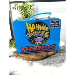 Thanos Fan Expo Metal lunch box tote container 2018 Dallas Disney large tin